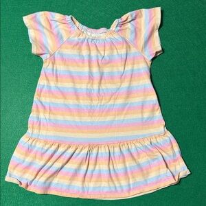 Okie Dokie kids Striped Pastel Dress